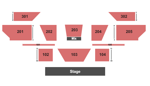 Country Club Hills Amphitheater End Stage Seating Chart