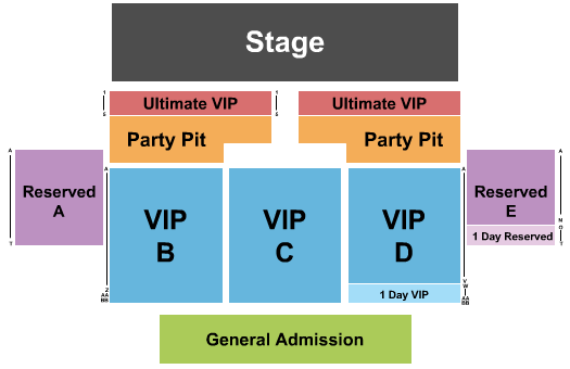 Country Jam USA - WI Seating Chart