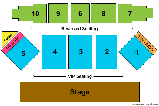 Country Jam USA Campground - Grand Junction End Stage Seating Chart