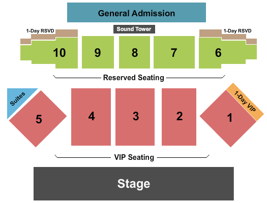 Country Jam USA Campground - Grand Junction Seating Chart