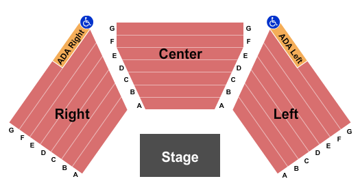 Court Theatre Seating Map