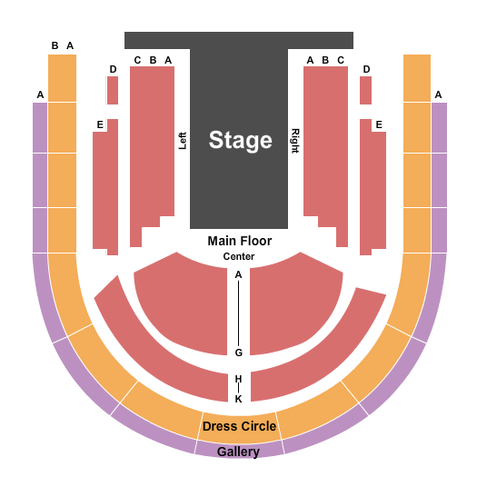 Courtyard Theater at Chicago Shakespeare Theatre Endstage Seating Chart