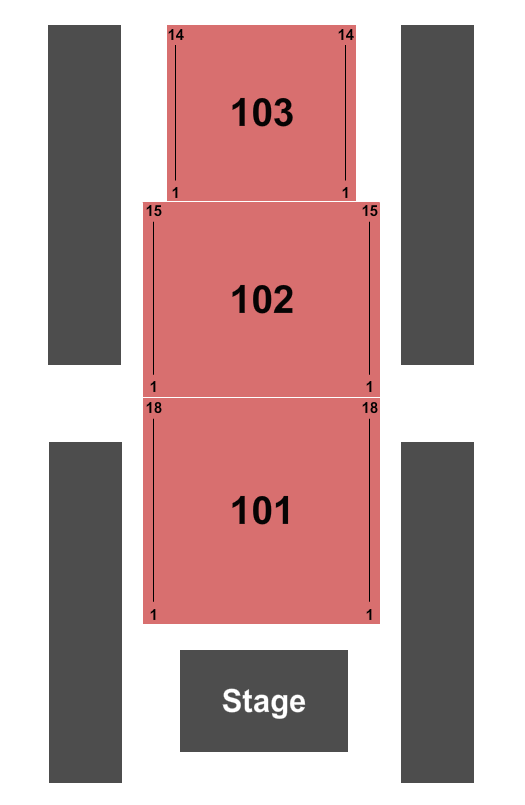 Coushatta Casino Resort Endstage 3 Seating Chart