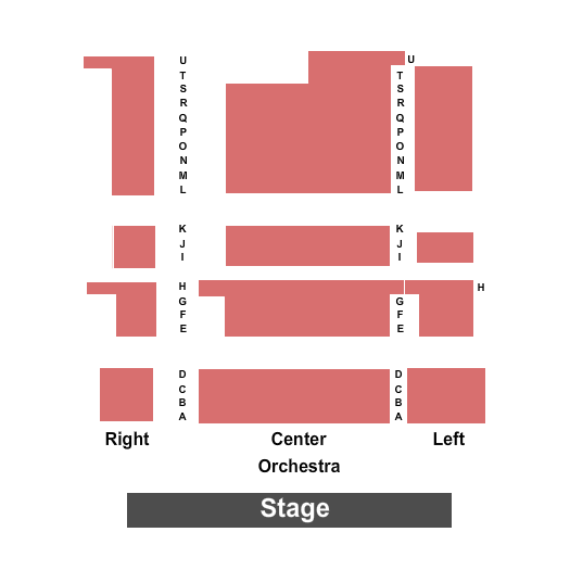 Covedale Center For The Performing Arts Endstage 2 Seating Chart