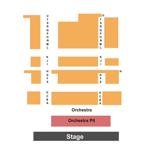 Covedale Center For The Performing Arts End Stage Seating Chart