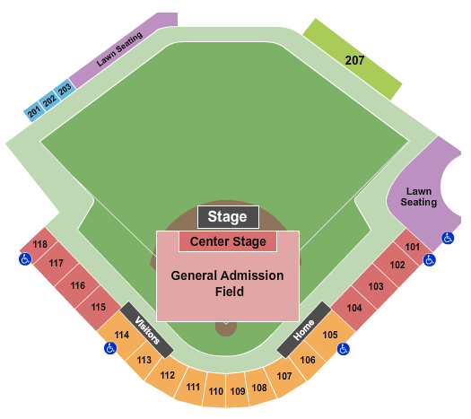 Four Winds Field at Coveleski Stadium Snoop Dog Seating Chart