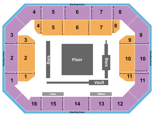 Covelli Center - Columbus Gymnastics 2 Seating Chart