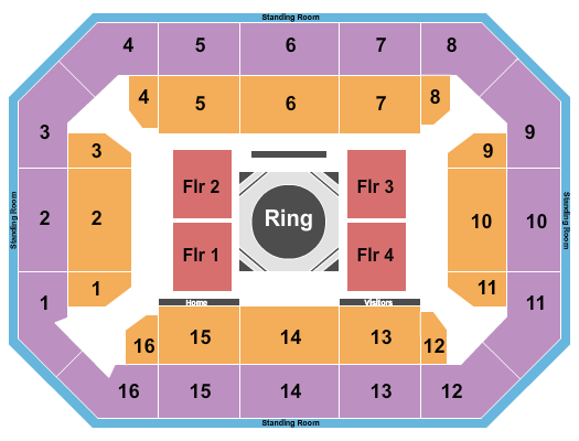 Covelli Center - Columbus Wrestling 2 Seating Chart