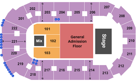 Covelli Centre - Youngstown Breaking Benjamin Seating Chart