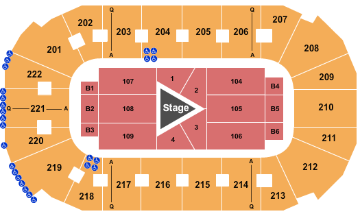 Covelli Centre - Youngstown Center Stage Seating Chart