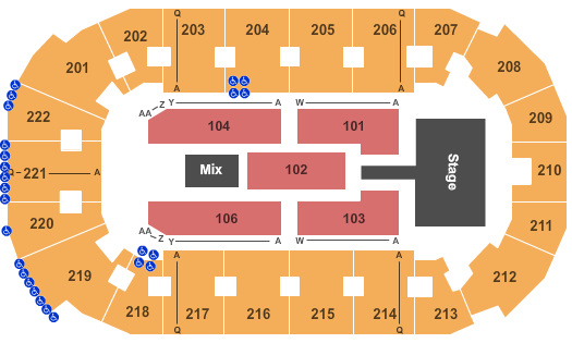 Covelli Centre - Youngstown Def Leppard Seating Chart