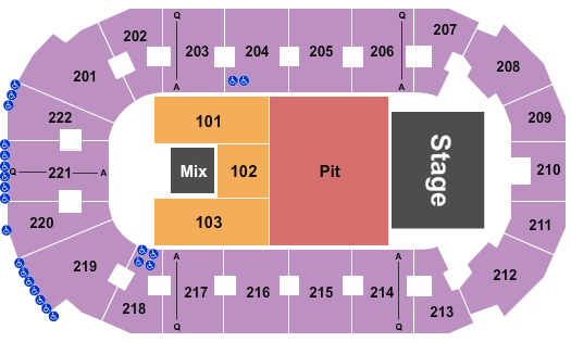 Covelli Centre - Youngstown Five Finger Death Punch Seating Chart