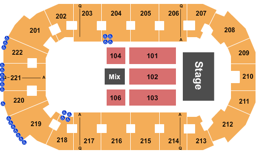 Covelli Centre - Youngstown Judas Priest Seating Chart