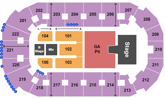 Covelli Centre - Youngstown Keith Urban Seating Chart