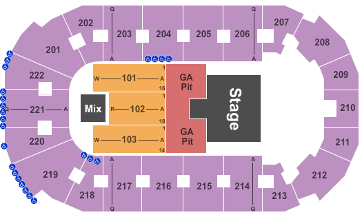 Covelli Centre - Youngstown Lee Brice Seating Chart