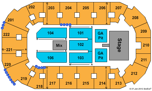 Covelli Centre - Youngstown Miranda Lambert Seating Chart