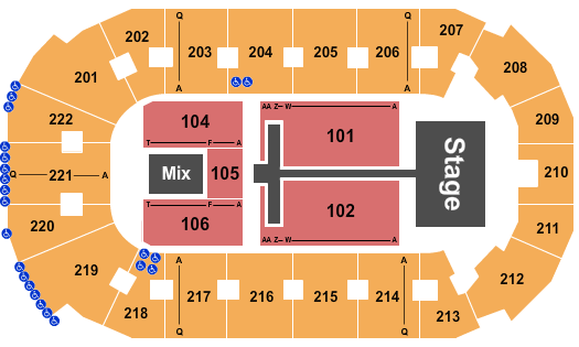 Covelli Centre - Youngstown TobyMac Seating Chart