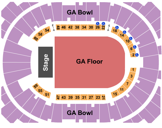 John Summit Cow Palace Seating Chart