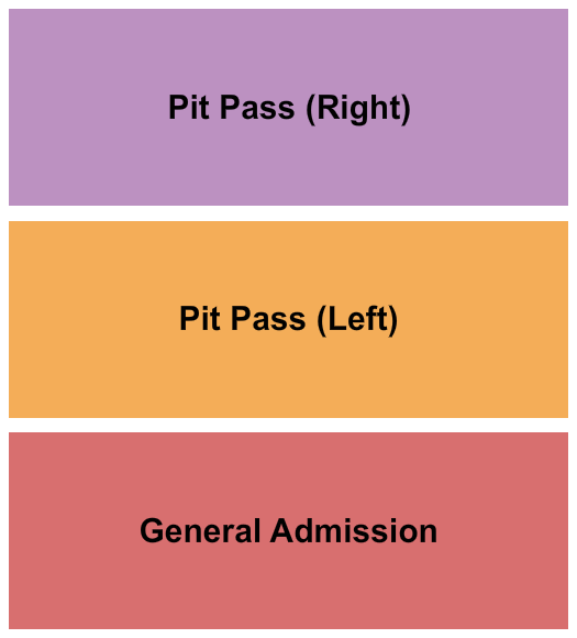 Cowboys Park GA/Pit Pass Seating Chart