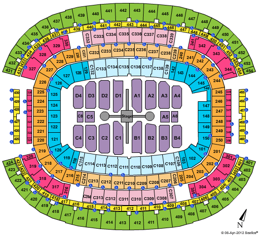 AT&T Stadium Glenn Beck Seating Chart