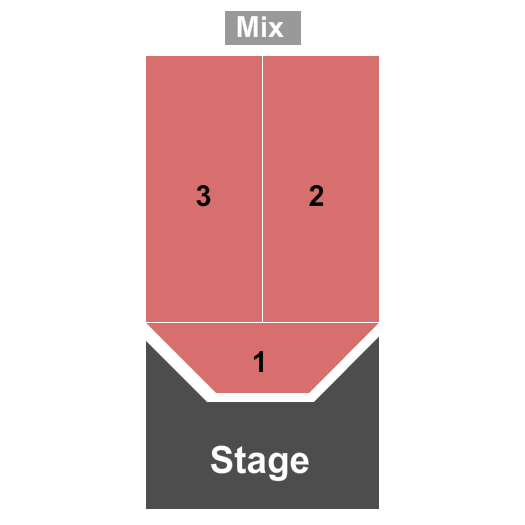 Cox Business Center - Legacy Hall End Stage 2 Seating Chart