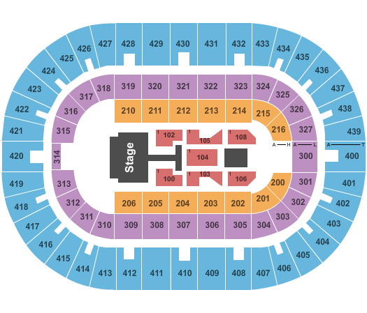 Cox Convention Center Chris Tomlin Seating Chart