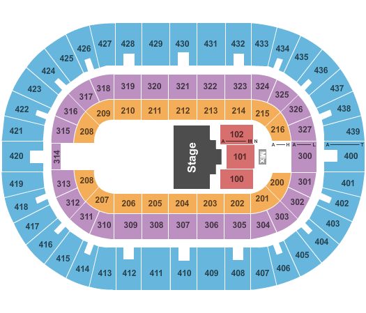 Cox Convention Center Sesame Street Seating Chart