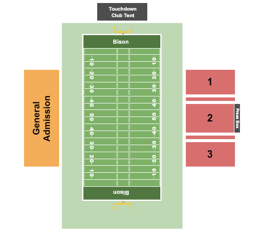 Crain Family Stadium Football Seating Chart