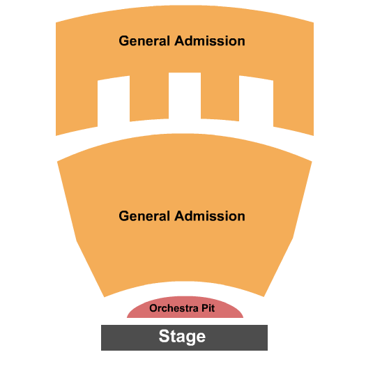 Cramton Auditorium Endstage GA Seating Chart