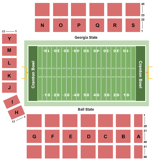 Cramton Bowl 2021 Camelia Bowl Seating Chart