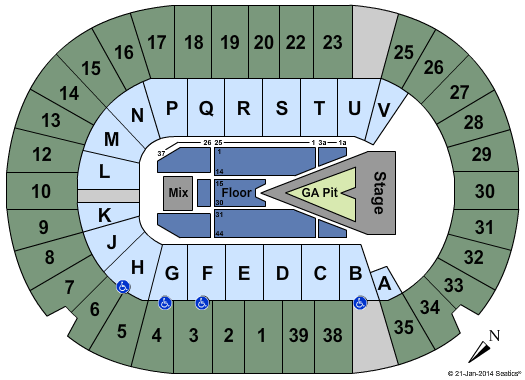 SaskTel Centre Katy Perry Seating Chart