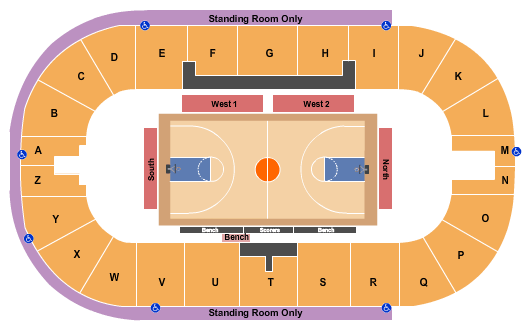 Credit Union Place - PEI Harlem Globetrotters Seating Chart