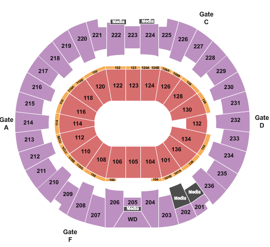 Crisler Center Open Floor Seating Chart