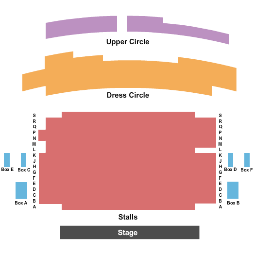 Criterion Theatre Seating Map