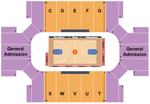 Cross Insurance Arena Basketball 2 Seating Chart