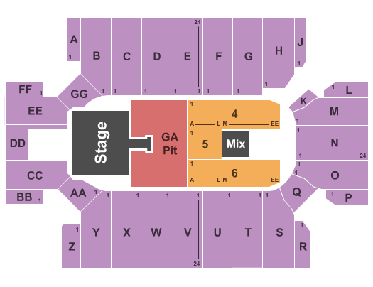 Cross Insurance Arena Brantley Gilbert Seating Chart