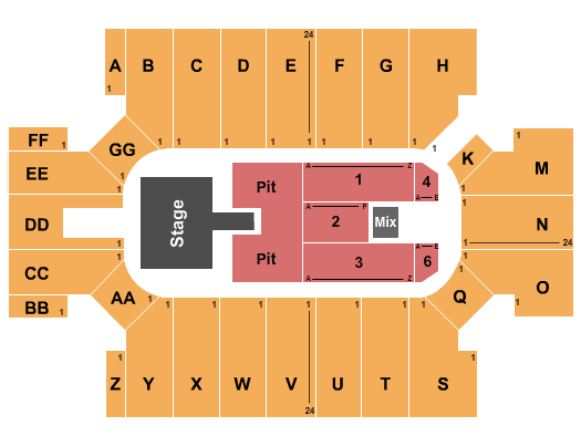 Cross Insurance Arena Brantley Gilbert Seating Chart