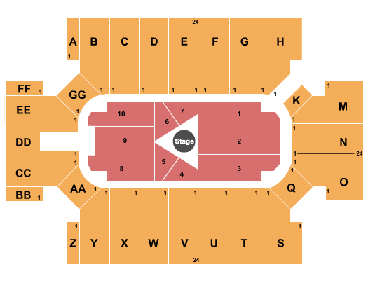 Cross Insurance Arena Center Stage 2 Seating Chart