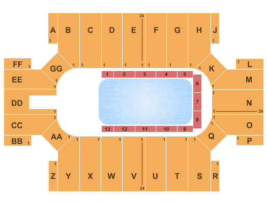 Cross Arena Portland Maine Seating Chart