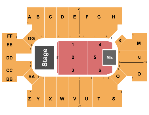 Cross Insurance Arena Seating Chart
