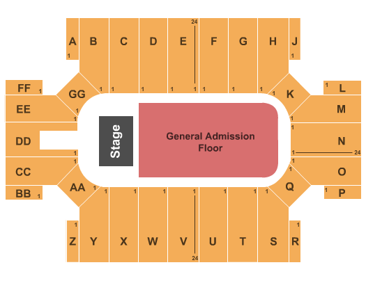 Cross Insurance Arena (formerly Cumberland County Civic Center) Seating Chart