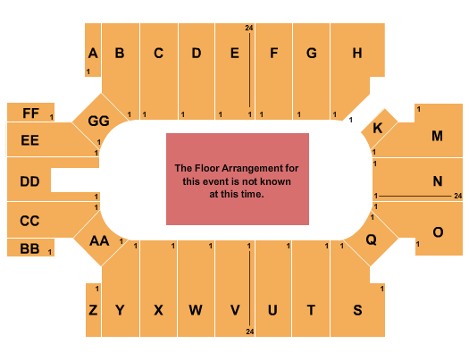 Cross Insurance Arena Generic Floor Seating Chart