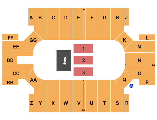 Cross Insurance Arena Half House 2 Seating Chart