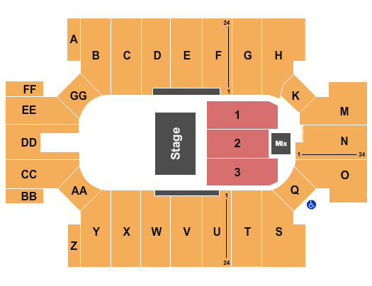 Cross Insurance Arena Half House 5 Seating Chart