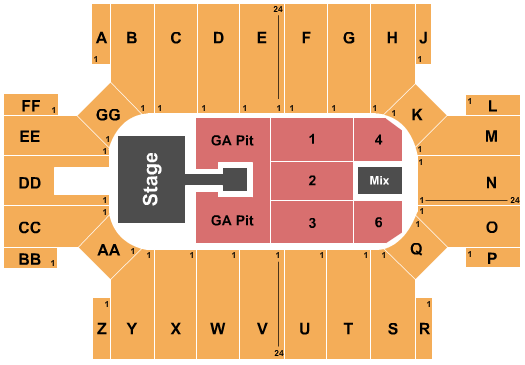Cross Arena Portland Seating Chart