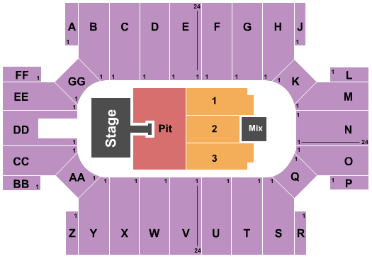Cross Insurance Arena seating chart event tickets center