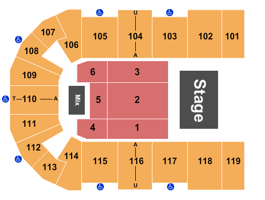 Cross Insurance Center Bluey Seating Chart