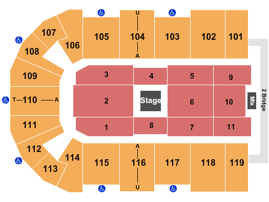 Cross Insurance Center Center Stage Seating Chart