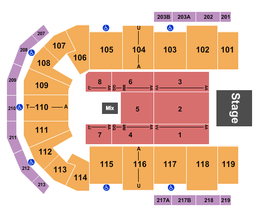 Cross Insurance Center Seating Chart