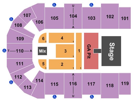 Cross Insurance Center Justin Moore Seating Chart